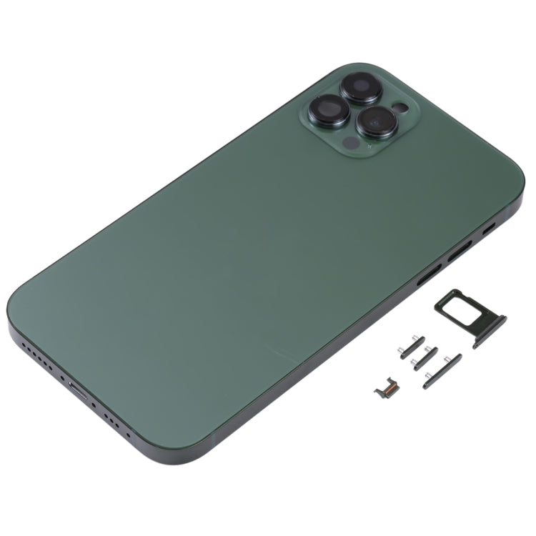 Frosted Green Back Housing Frame for iPhone 11 - Premium Imitation of iPhone 13 Pro Design