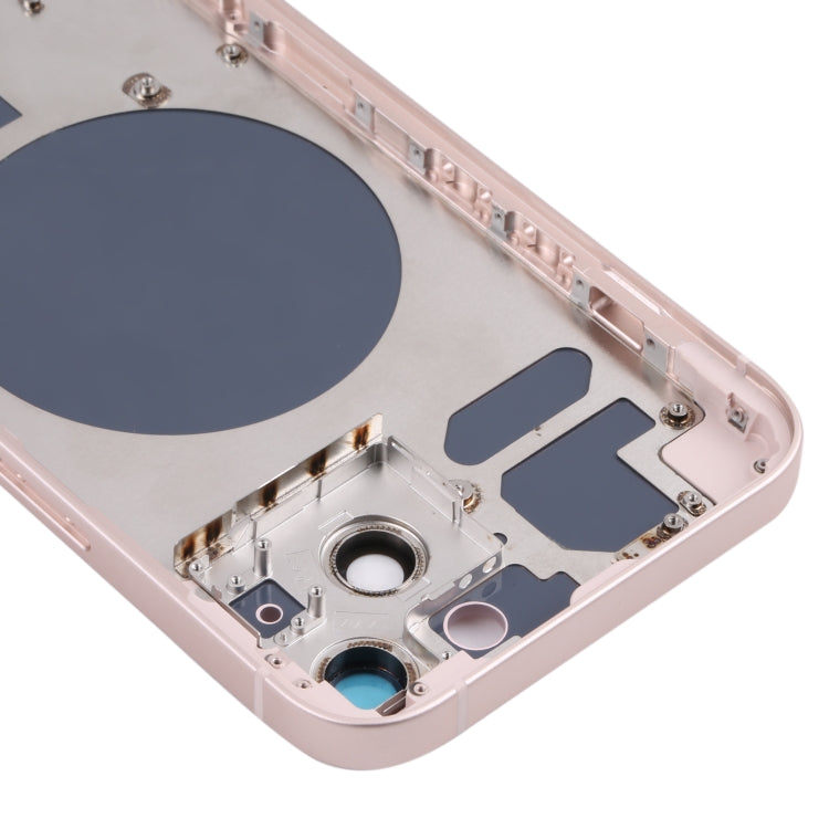 Carcasa trasera para iPhone 13 con bandeja para tarjeta SIM, teclas laterales y lente de cámara: compatible con todos los modelos de iPhone 13.