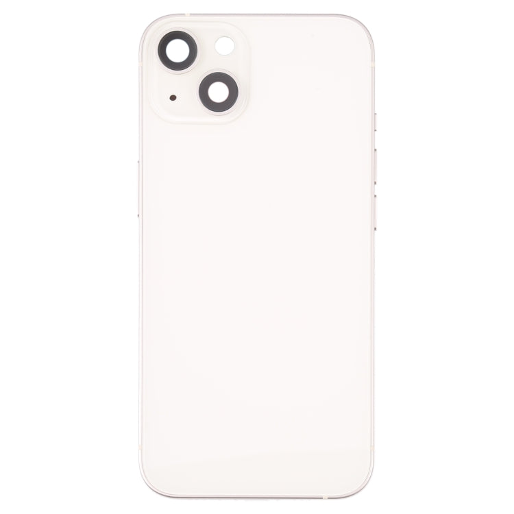 Tapa trasera de batería para iPhone 13 con teclas laterales, bandeja para tarjetas, cable flexible de encendido y volumen, módulo de carga inalámbrica