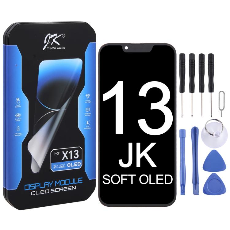 Pantalla OLED JK Soft para iPhone 14 y 13: repuesto de alta calidad