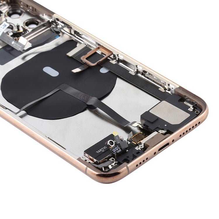 Conjunto de tapa trasera de batería para iPhone 11 Pro con teclas laterales, puerto de carga y opciones de lente de cámara