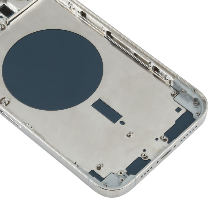 Reemplazo de carcasa trasera para iPhone 12 Pro Max con bandeja para tarjeta SIM, teclas laterales y lente de cámara