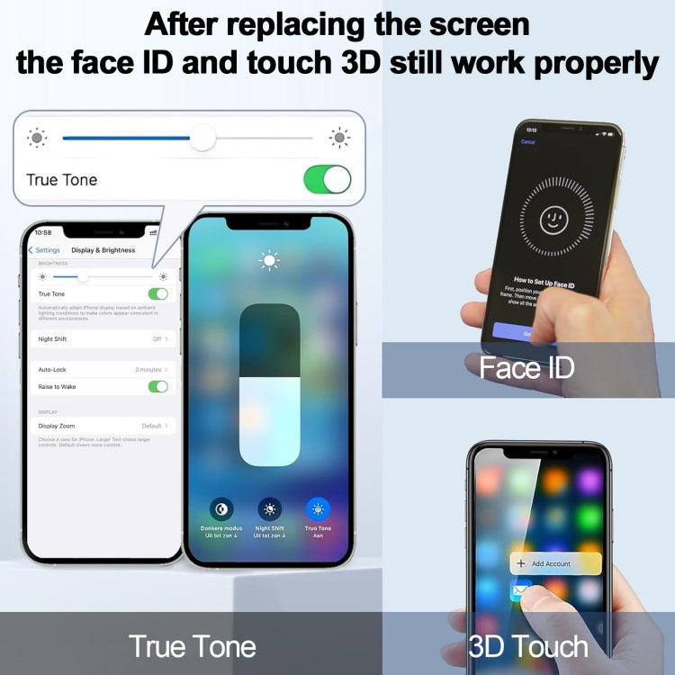 JK Incell LCD Screen iPhone 12 Pro Max - Premium Quality Replacement for iPhone 12 Pro Max LCD Screen Replacement
