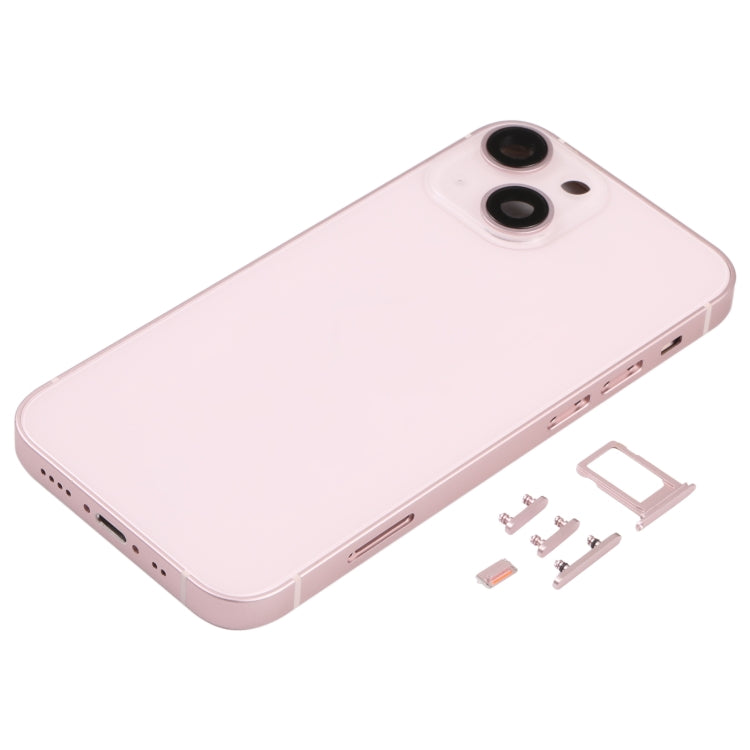 Back Housing Cover with SIM Card Tray, Side Keys & Camera Lens for iPhone 13 Mini - iPhone 13 Mini Back Housing Cover