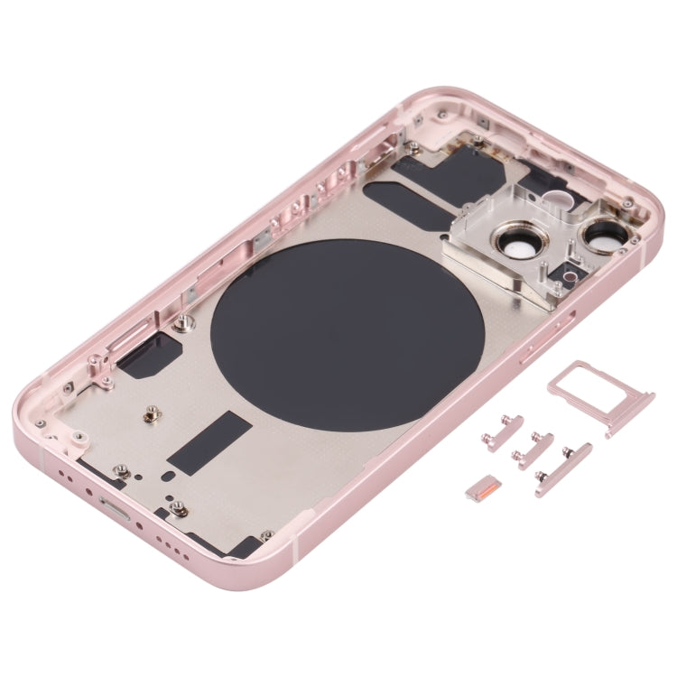 Carcasa trasera con bandeja para tarjeta SIM, teclas laterales y lente de cámara para iPhone 13 Mini - Carcasa trasera para iPhone 13 Mini