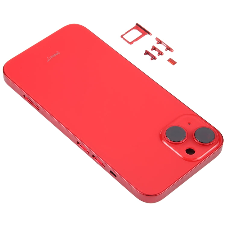 Tapa trasera de batería para iPhone 14 con marco central y teclas laterales: repuesto duradero para todos los modelos de iPhone 14