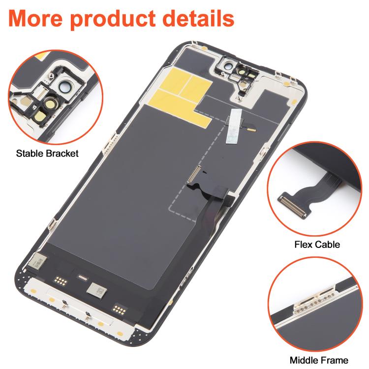 Pantalla OLED suave para iPhone 14 Pro Max de Ruiju: repuesto de primera calidad