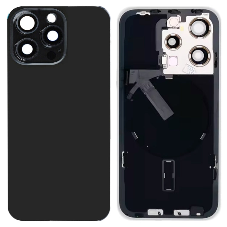 iPhone 15 Pro Glass Back Cover with Wireless Charging & Flash Bracket