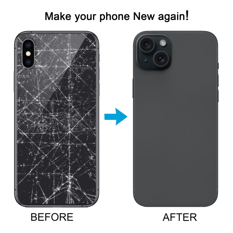 Back Cover for iPhone XS to iPhone 15 Pro – Imitates iPhone 15 Pro Design