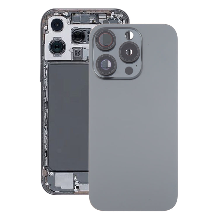 Tapa trasera de batería para iPhone 16 Pro Max con cristal original y cubierta de lente de cámara