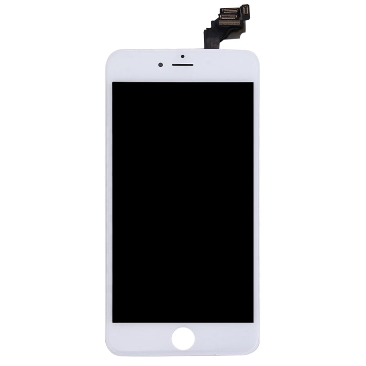Reemplazo de pantalla LCD premium para iPhone 6 Plus: kit 4 en 1 con cámara frontal en blanco y negro