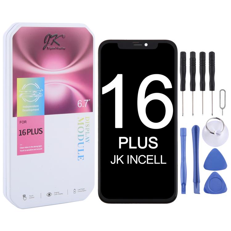 Pantalla LCD JK Incell para iPhone 16 Plus - Reemplazo premium