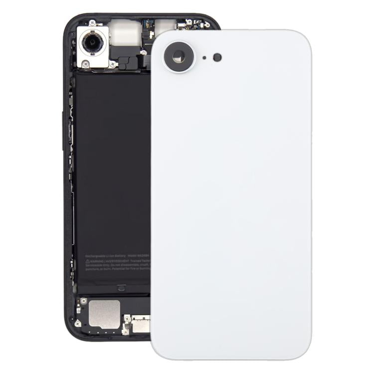 iPhone 16e Glass Battery Back Cover with Camera Lens - Durable Protection and Style