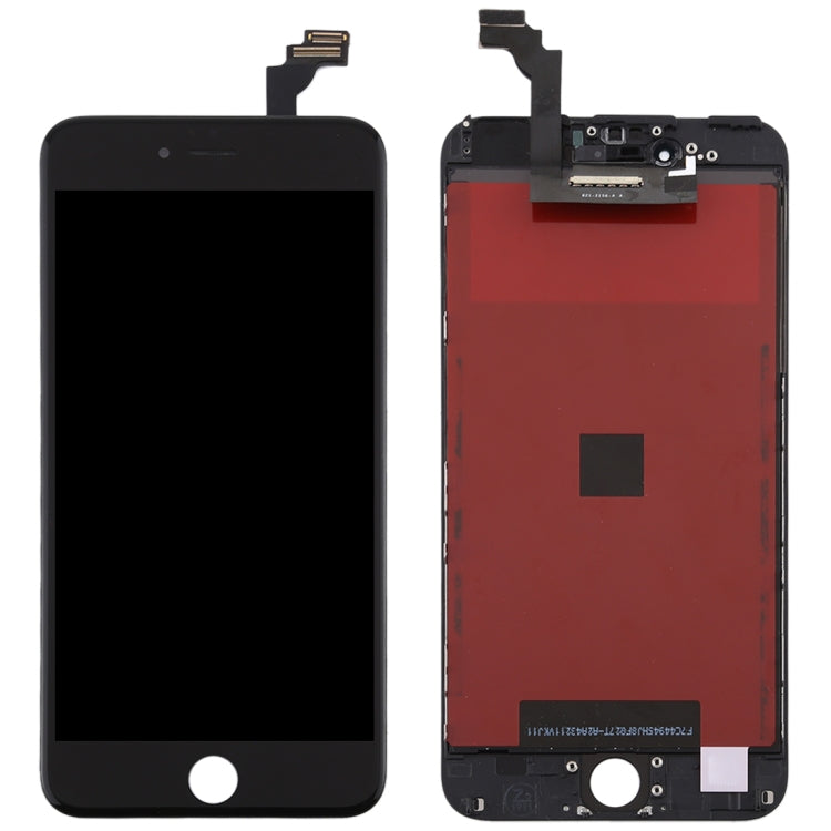 Reemplazo de pantalla LCD original para iPhone 6 Plus: reparación de alta calidad en blanco y negro.