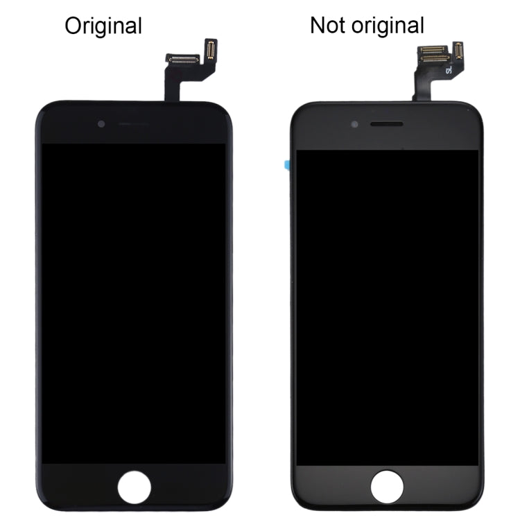 Reemplazo de pantalla LCD original para iPhone 6S: piezas de pantalla en blanco y negro de primera calidad para una fácil reparación.