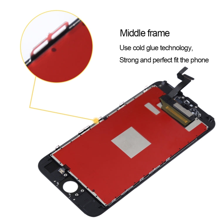 Reemplazo de pantalla LCD original para iPhone 6S: piezas de pantalla en blanco y negro de primera calidad para una fácil reparación.