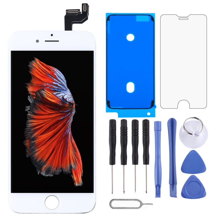 Reemplazo de pantalla LCD original para iPhone 6S: piezas de pantalla en blanco y negro de primera calidad para una fácil reparación.
