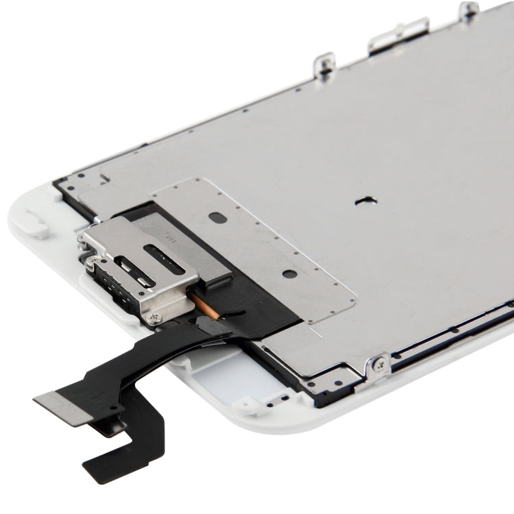 Digitalizador para iPhone 6s - Reemplazo original 4 en 1 con cámara frontal, LCD, marco y panel táctil en blanco/negro