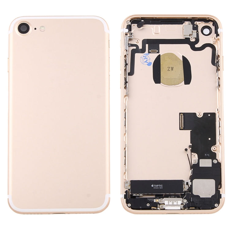 iPhone 7 Battery Back Cover with SIM Tray – Full Assembly in Jet Black