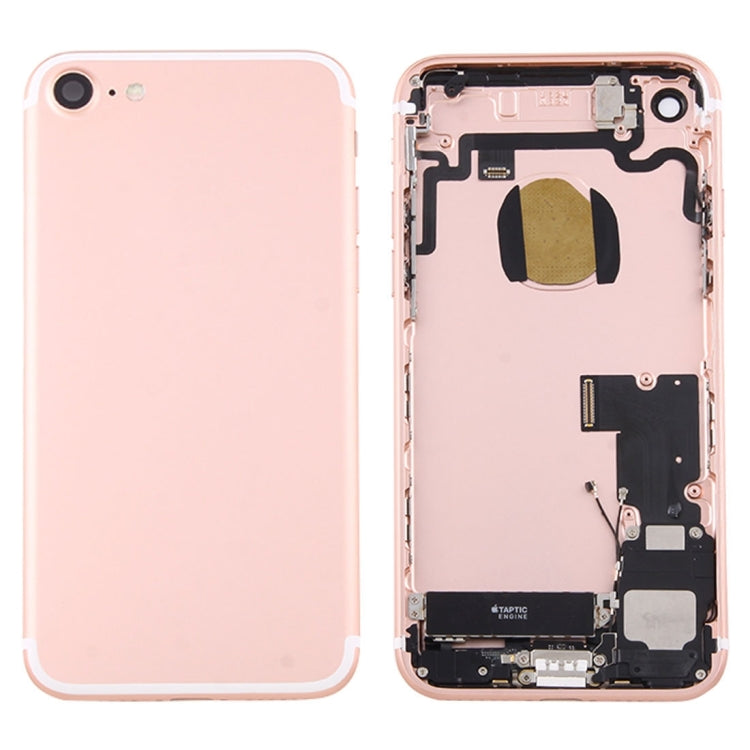 iPhone 7 Battery Back Cover with SIM Tray – Full Assembly in Jet Black