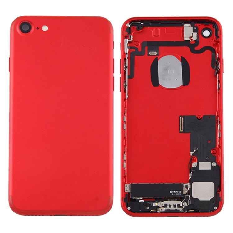 iPhone 7 Battery Back Cover with SIM Tray – Full Assembly in Jet Black