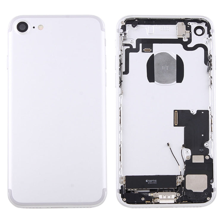 iPhone 7 Battery Back Cover with SIM Tray – Full Assembly in Jet Black