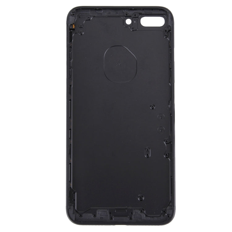 Carcasa completa 5 en 1 para iPhone 7 Plus con tapa trasera, bandeja para tarjetas y teclas de volumen, encendido y silencio.