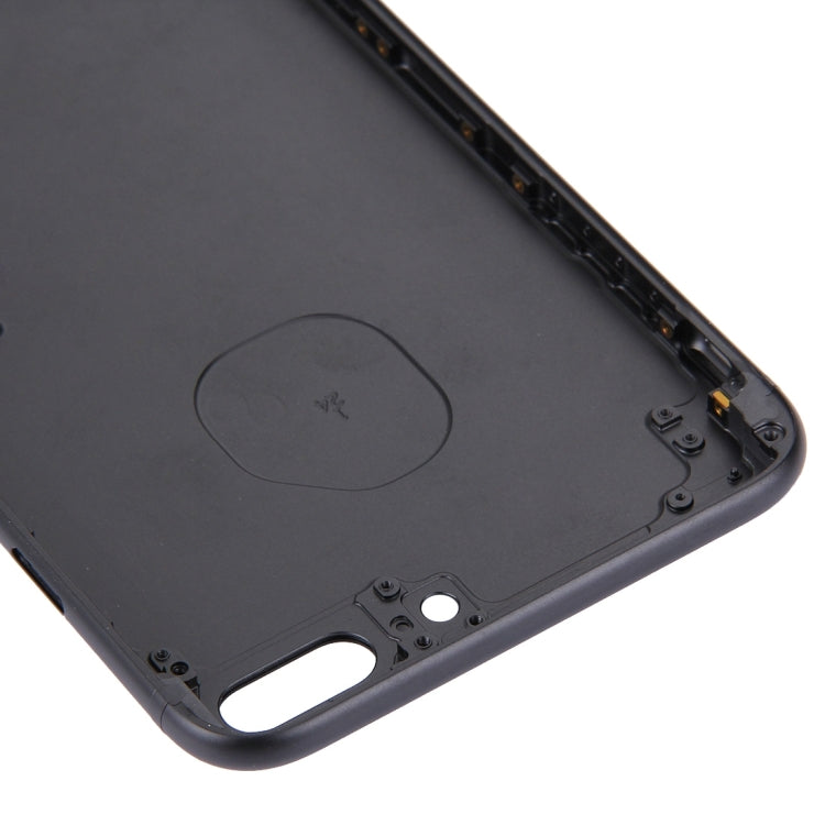 Carcasa completa 5 en 1 para iPhone 7 Plus con tapa trasera, bandeja para tarjetas y teclas de volumen, encendido y silencio.
