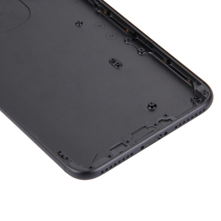 Carcasa completa 5 en 1 para iPhone 7 Plus con tapa trasera, bandeja para tarjetas y teclas de volumen, encendido y silencio.