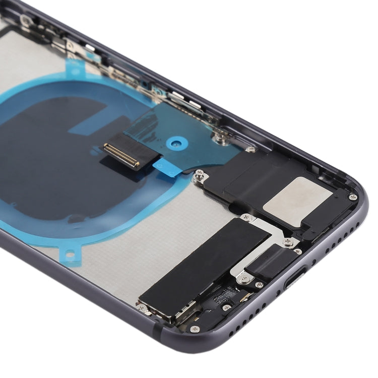 iPhone 8 Full Assembly – Battery Cover with Side Keys, Vibrator, Speaker, Power & Volume Buttons, Card Tray - LYDARZ
