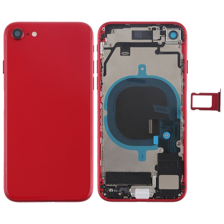 iPhone 8 Full Assembly Parts - Battery Cover, Side Keys, Vibrator, Speaker, Power & Volume Buttons, Card Tray