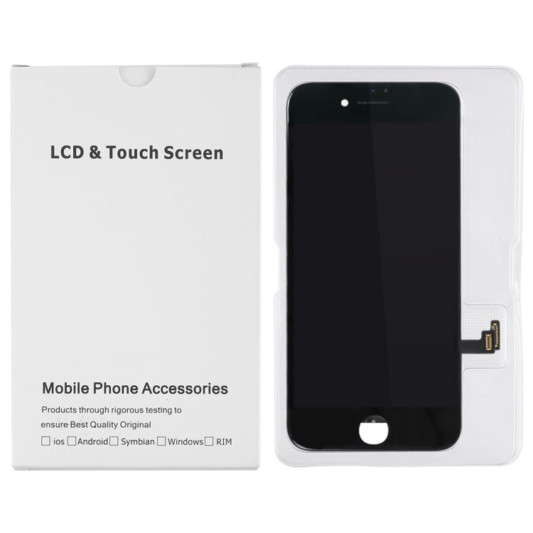 50 PCS Cardboard Packaging White Box for iPhone 8 / 7 LCD Screen, i7 / i8 Packaging Box - LYDARZ