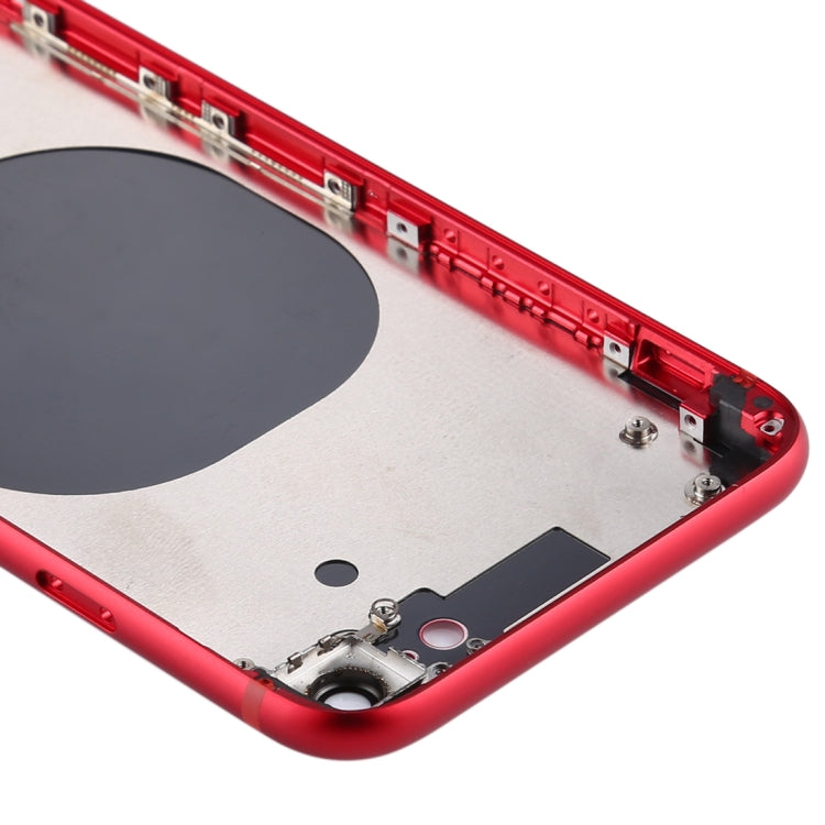 Battery Back Cover with Camera Lens, SIM Card Tray & Side Keys for iPhone SE 2020 - Replacement Part (with Camera Lens)