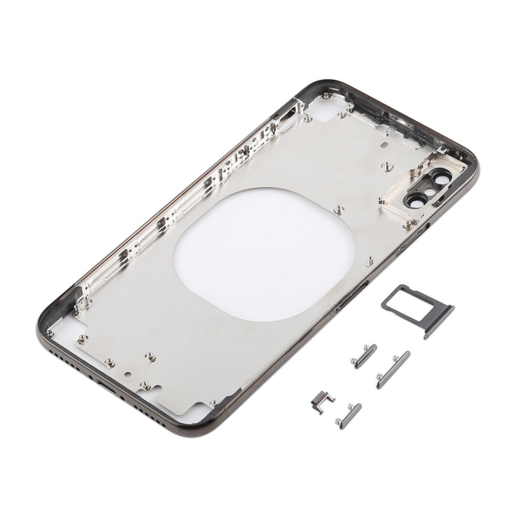 Clear iPhone X Back Cover with Camera Lens, SIM Tray & Side Keys - Available in Transparent & White Options