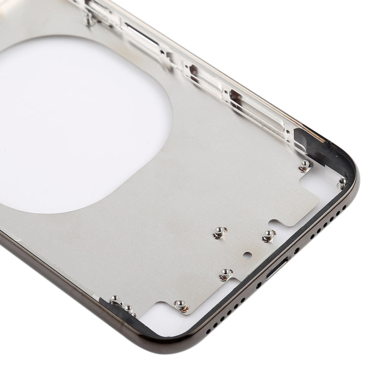 Clear iPhone X Back Cover with Camera Lens, SIM Tray & Side Keys - Available in Transparent & White Options