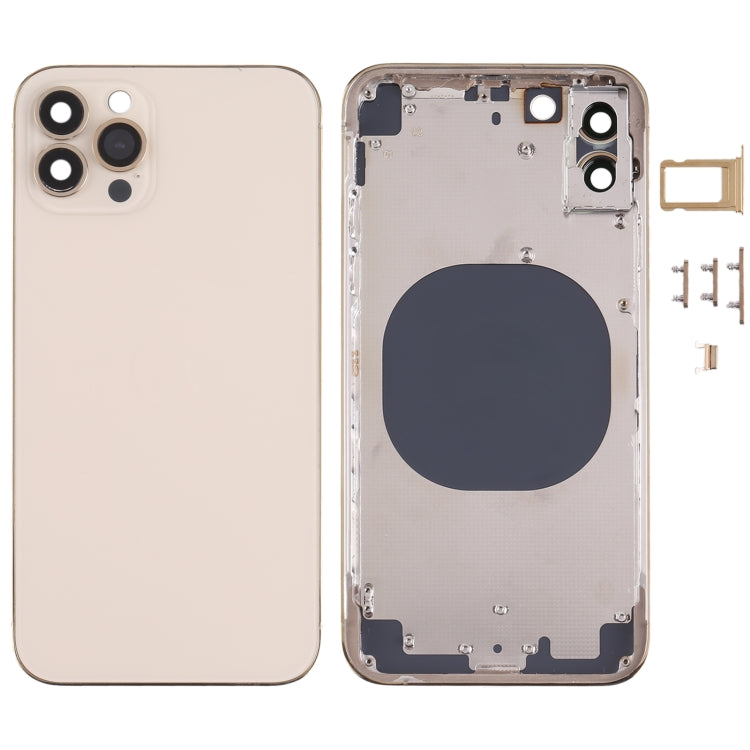 iPhone X Back Cover – Stylish iP13 Pro Design in White, Black, Gold, and Blue