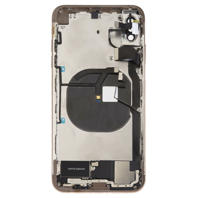 Tapa trasera de batería para iPhone XS Max con teclas laterales, altavoz, lente de cámara, puerto de carga, botones de encendido y volumen - Tapa trasera de batería para iPhone XS Max