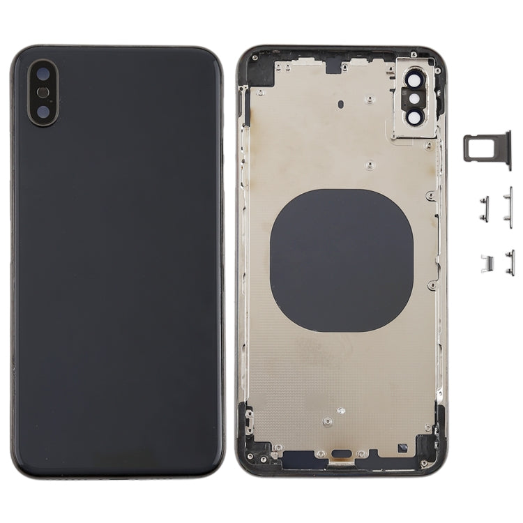 iPhone XS Max Back Cover with Camera Lens, SIM Card Tray & Side Keys - Perfect Fit for iPhone XS Max Models
