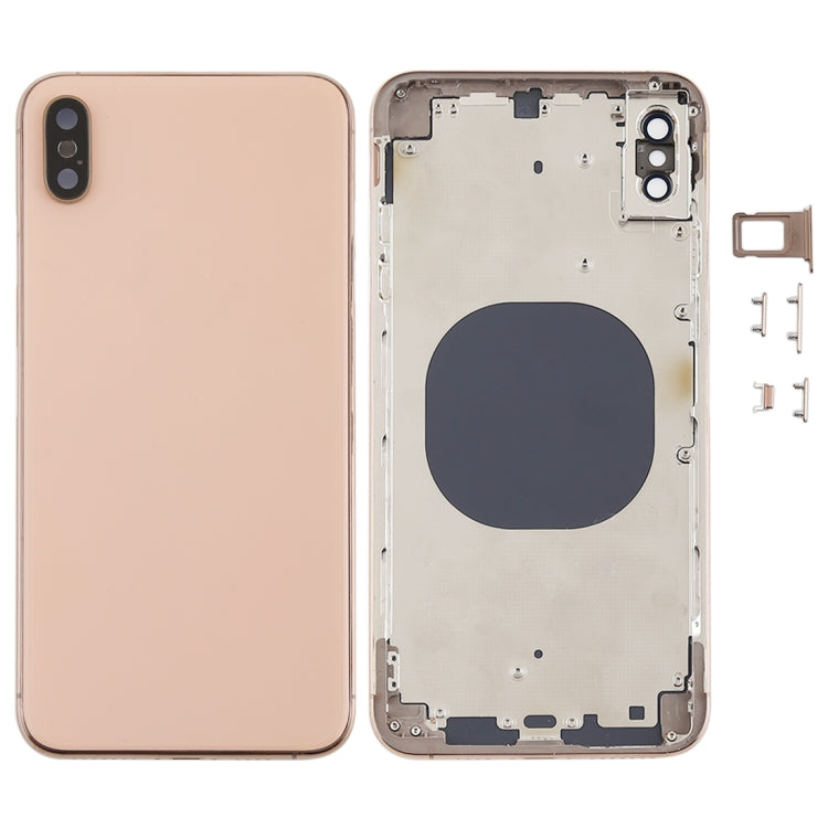 iPhone XS Max Back Cover with Camera Lens, SIM Card Tray & Side Keys - Perfect Fit for iPhone XS Max Models