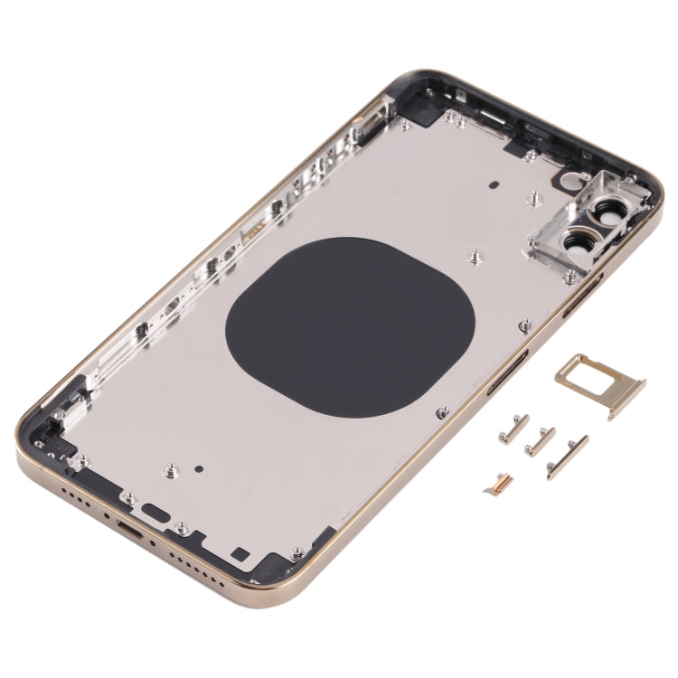 Premium iPhone XS Max Back Housing Cover in Blue, White, Black & Gold - Imitation iP13 Pro Max Design