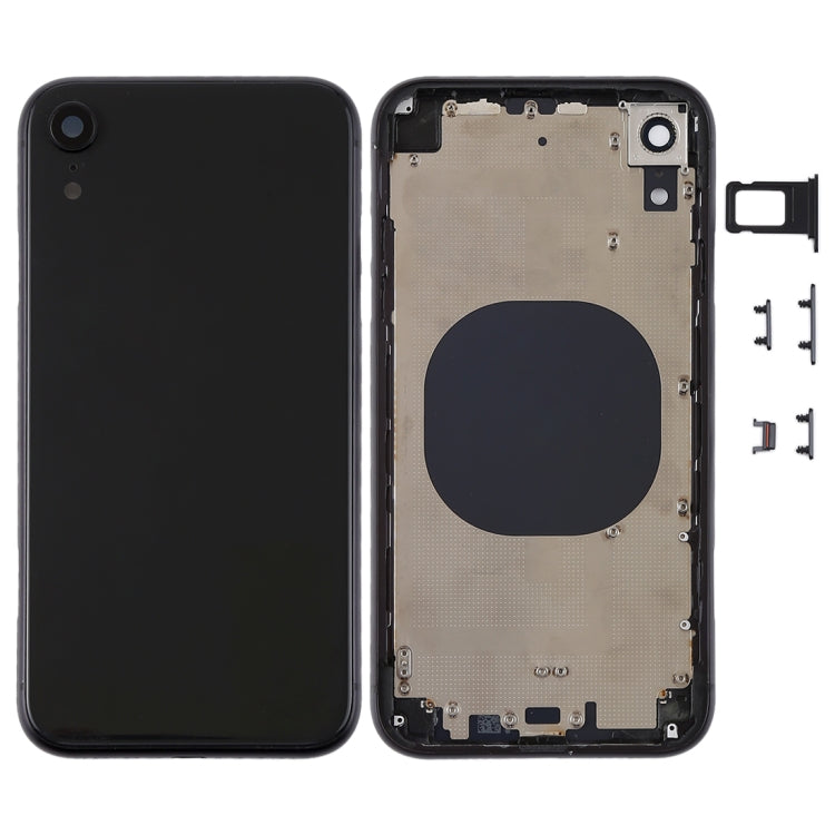 iPhone XR Back Housing Cover with Camera Lens, SIM Tray & Side Buttons