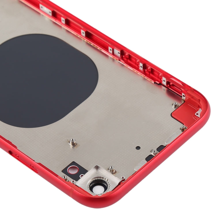 Carcasa trasera para iPhone XR con lente de cámara, bandeja SIM y botones laterales