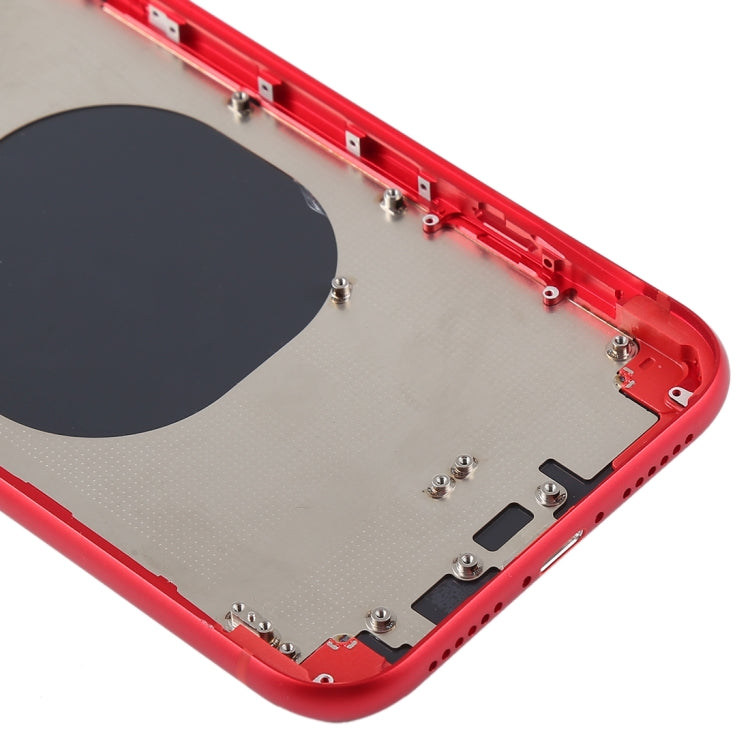 Carcasa trasera para iPhone XR con lente de cámara, bandeja SIM y botones laterales