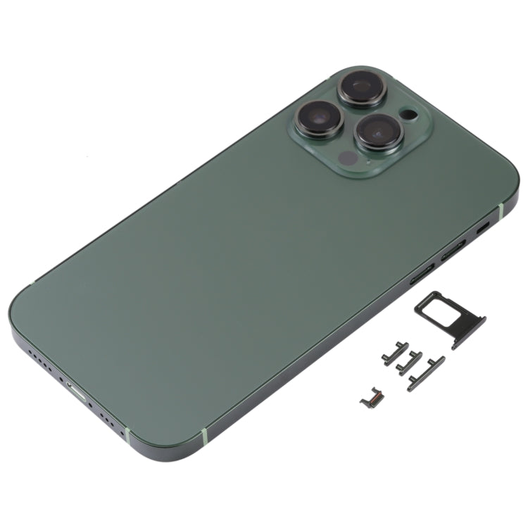 Frosted Green Steel Back Housing for iPhone XR – Imitation iPhone 13 Pro Design, Durable and Sleek