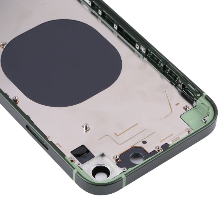 Frosted Green Steel Back Housing for iPhone XR – Imitation iPhone 13 Pro Design, Durable and Sleek