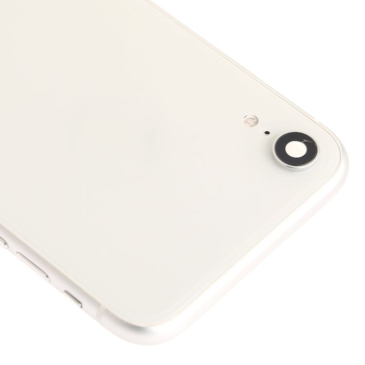 iPhone XR Battery Back Cover Assembly with Buttons, Speaker, Camera Lens, Charging Port, and Wireless Charging Module