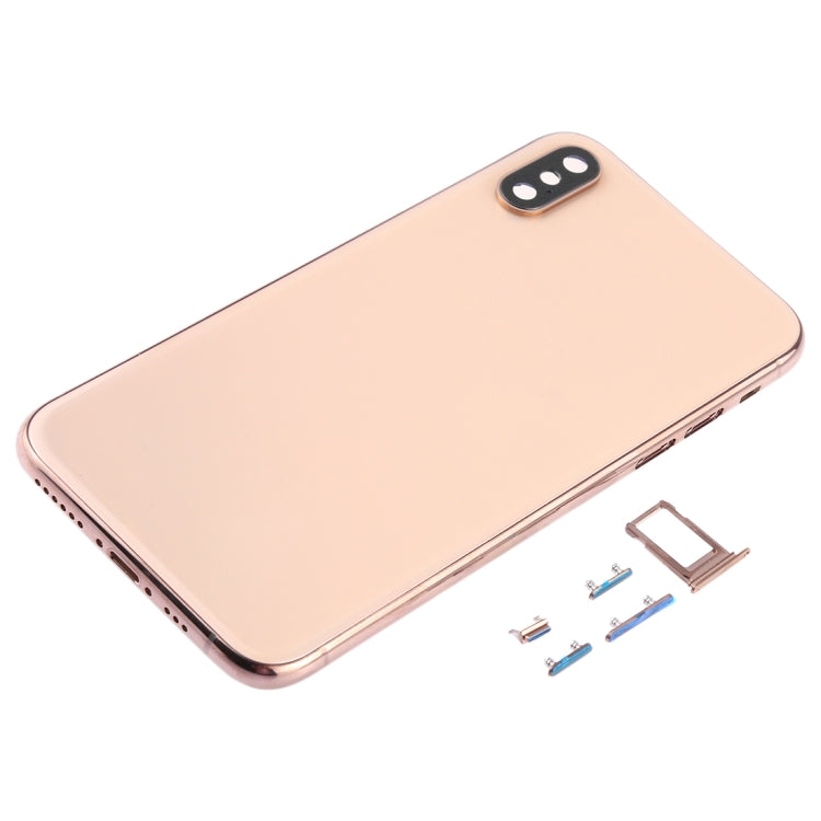 iPhone XS Back Cover with Camera Lens, SIM Tray & Side Keys – Replacement Part - LYDARZ