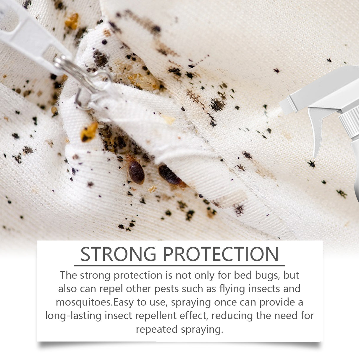 Plant-Based Bed Bug Killer & Dust Mite Spray | Non-Toxic, Safe for Pets, 4oz Travel Size