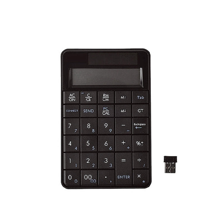 MC-56AG Wireless Numeric Keyboard with Calculator - 2 in 1 2.4G USB with LCD Display