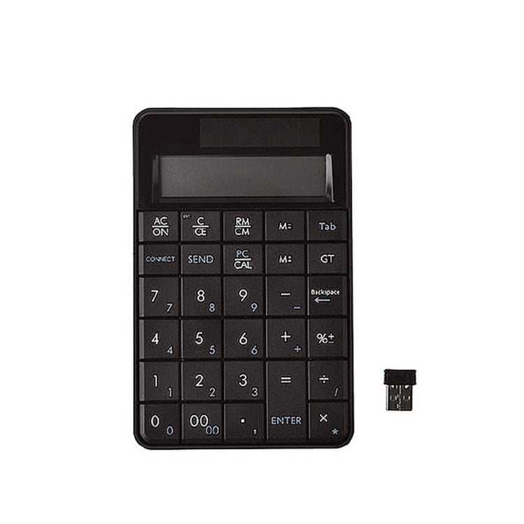 MC-56AG Wireless Numeric Keyboard with Calculator - 2 in 1 2.4G USB with LCD Display